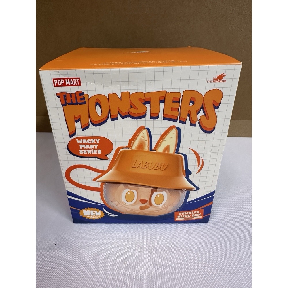 Pop Mart The Monsters Labubu Wacky Mart Series Tumbler Cup GREEN New Authentic